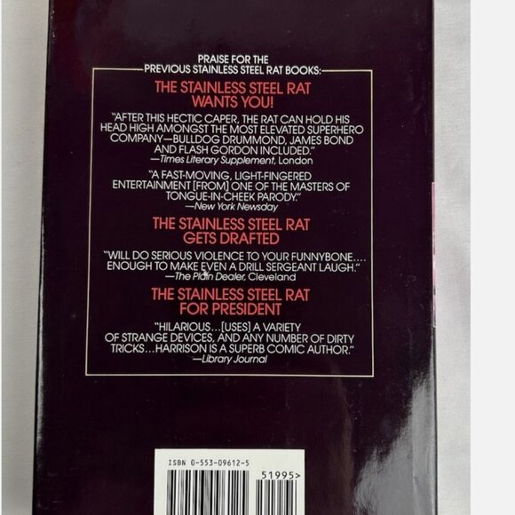 Stainless Steel Rat Harry Harrison Lot Of 7 HC/DJ Book Club Editions 1972-1999 - Picture 3 of 16